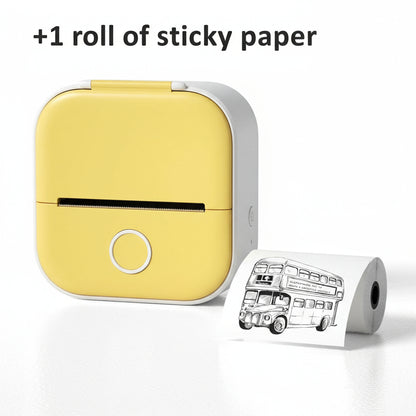 Portable wireless mini thermal printer
