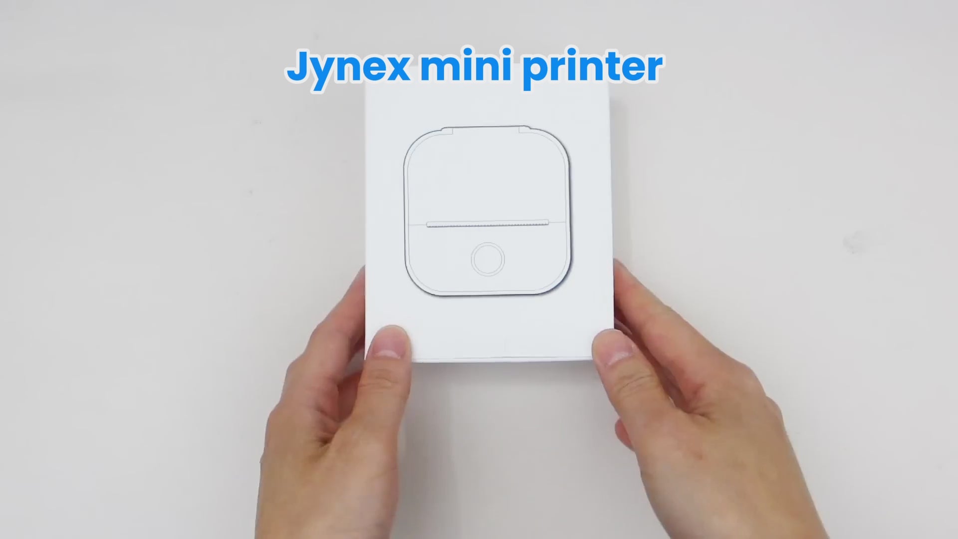 Load video: How to use the jynex mini printer 