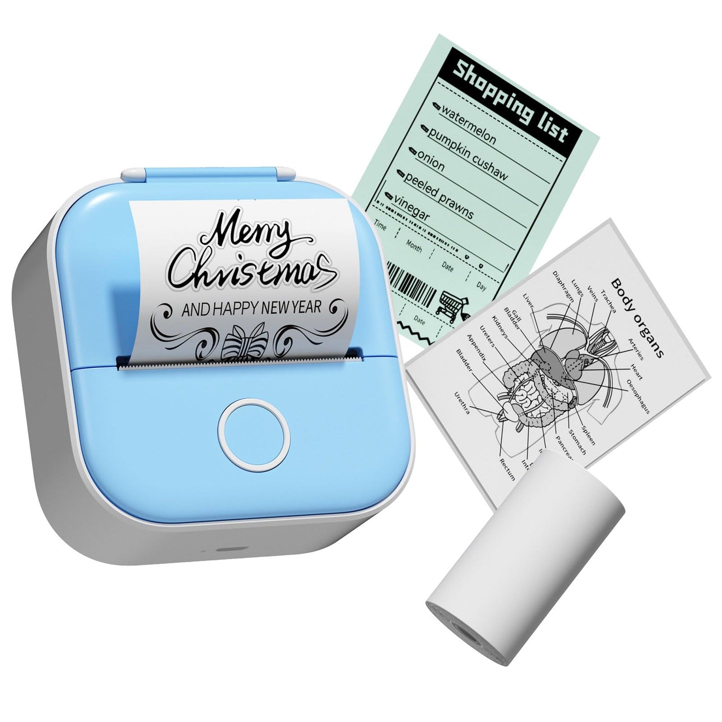 Jynex™ Mini Thermal Printer – Portable Bluetooth Inkless Printer for Photos & Notes