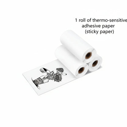 thermo-sensitive adhesive paper (sticky paper)