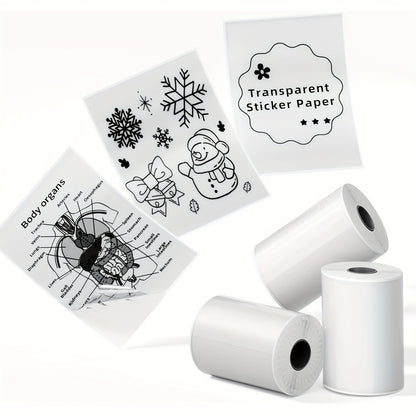 transparent adhesive paper (sticky transparent paper)